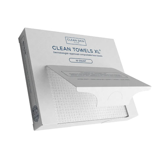 Clean Towels XL Travel, Disposable Face Towels (10 Count)