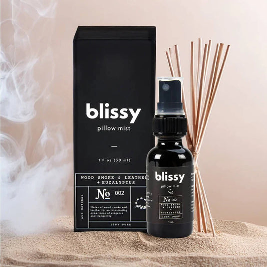Sleep & Pillow Mist (Woodsmoke & Leather + Eucalyptus)